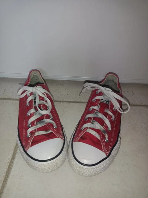 baskets-chaussures converse chuck taylor all star classic rouge pointure 35