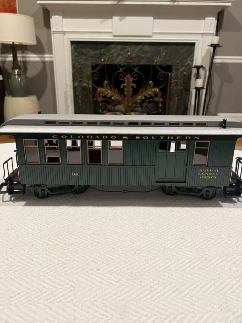 LGB Colorado & Southern Combine Passenger Car 34810 G Scale