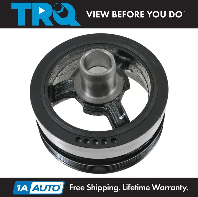 A-Premium Engine Harmonic Balancer Crankshaft Pulley Compatible with Toyota Tacoma 1995-2004, Tundra 2000-2004, 4Runner 1996-2002, T100 1995-1998, DOHC V6 3.4L, Replace# 1340862040, Harmonic Balancers - Canada