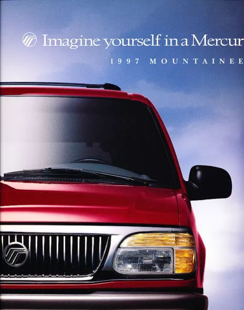 1997 Mercury Mountaineer 16-page Ford Car Dealer Original Sales Brochure Catalog