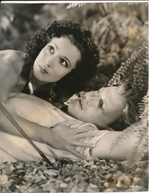 DOLORES DEL RIO JOEL McCREA Original BIRD OF PARADISE Pre-Code Portrait Photo