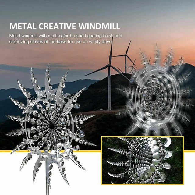 Moulin à vent 3D en forme d'animal sur vélo à monter soi-même, pour pelouse, cour, jardin, décoration colorée (tigre
