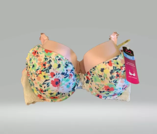 NEW!!! Maidenform 2 Pack "Love The Lift" Push-up Convertible Bra - 38C