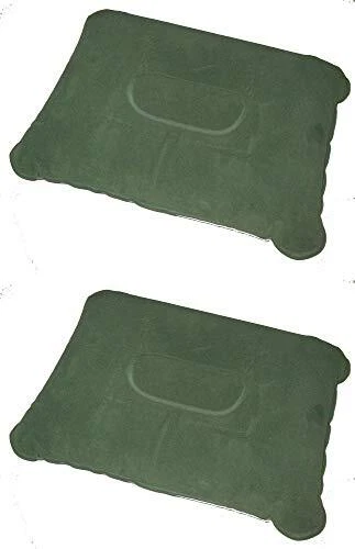 Pair of  Inflatable Camping Pillow (Inflated Size:17"x11"x4") PL1x2