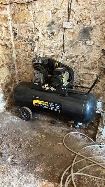 ITM X-Lite 1HP Oil Free Direct Drive Aluminium Twin Tank 10L Silent Air Compressor Tm350 10010