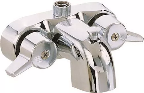 Chrome Clawfoot Tub Faucet/ Diverted With Add-On Shower Option