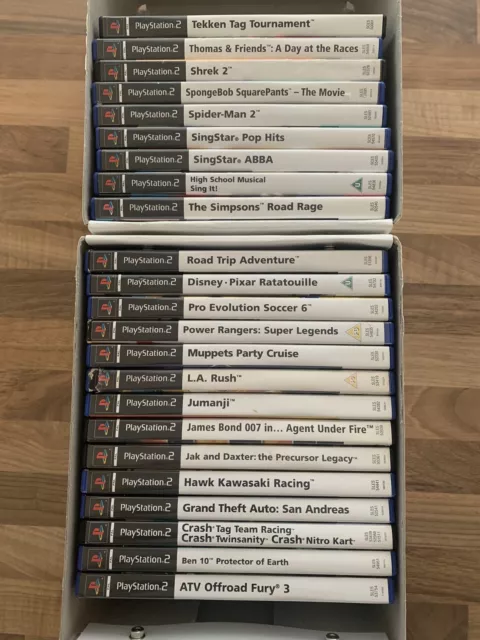Playstation Ps2 Games All Boxed With Instructions Rare Various Titles Bundle