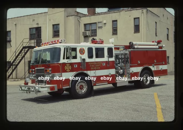 Pennsauken NJ 1992 Pierce Lance pumper Fire Apparatus Slide