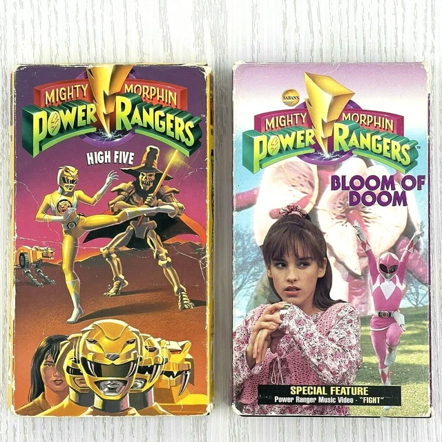 Power Rangers Bloom MIGHTY MORPHIN POWER Rangers 1993 High Five 1994 Bloom of Doom VHS £14. ...