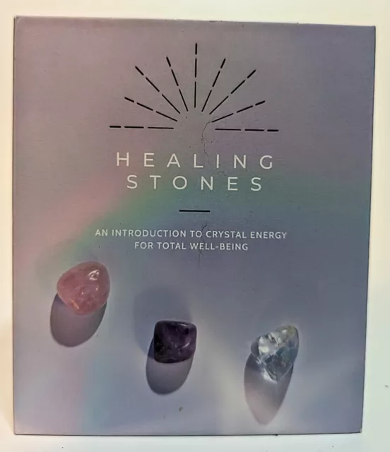 Natural Healing Stones 12ct Chakra Balancing Kit - New in Box