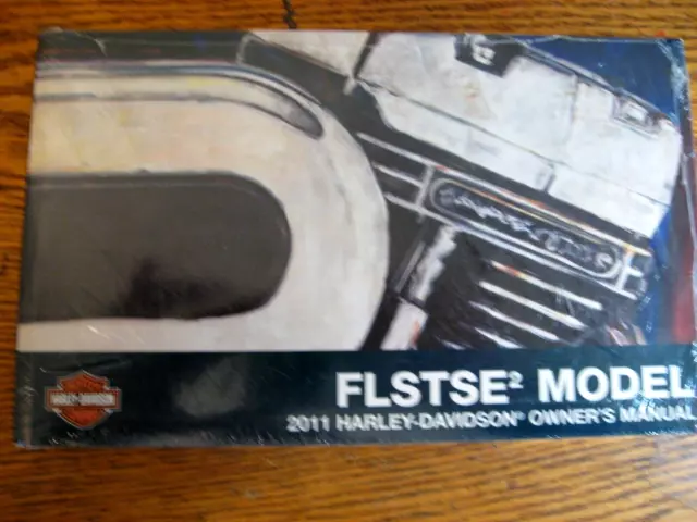 2011 Harley-Davidson FLSTSE2 Owners Owner's Manual CVO Softail Convertible NEW