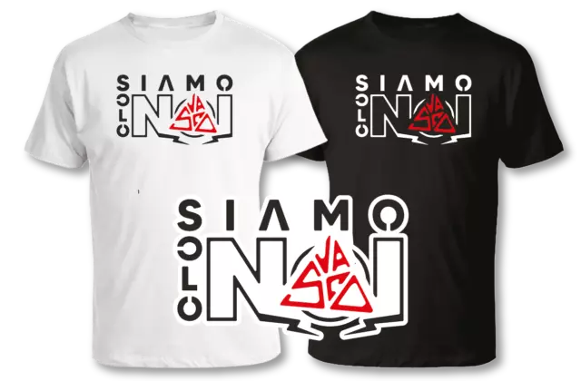 T-Shirt Vasco Rossi Siamo Solo Noi Blasco T Shirt Maglia Maglietta - 100% Cotone
