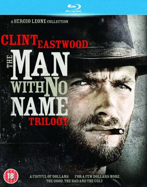 The Man with No Name Trilogy (Blu-ray) Clint Eastwood Gian Maria Volonte S. Rupp