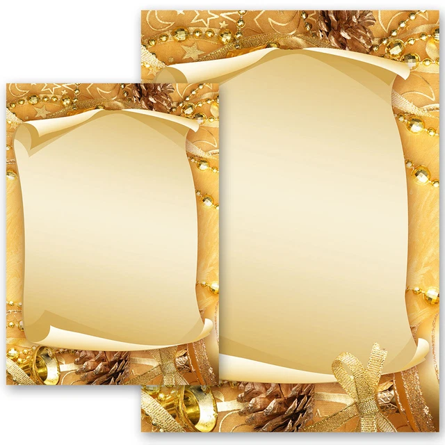 Motiv-Briefpapier FROHE WEIHNACHTEN