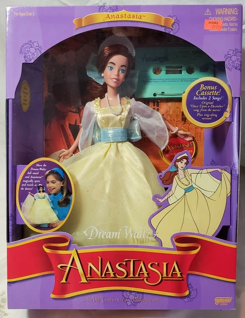 1997 ANASTASIA MOVIE Dream Waltz Doll W/Cassette Tape By Galoob Nib Vtg