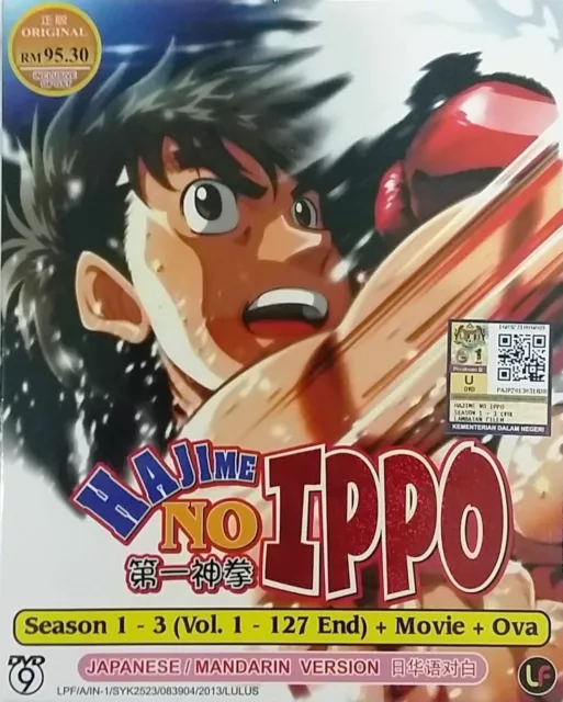 Dvds Hajime No Ippo + New Challenger + Rising + Filme + Ova
