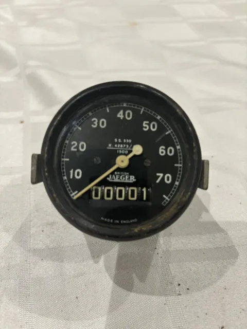 Vintage Jaeger Speedometer for Land Rover Series 1 80" WB Not Smiths