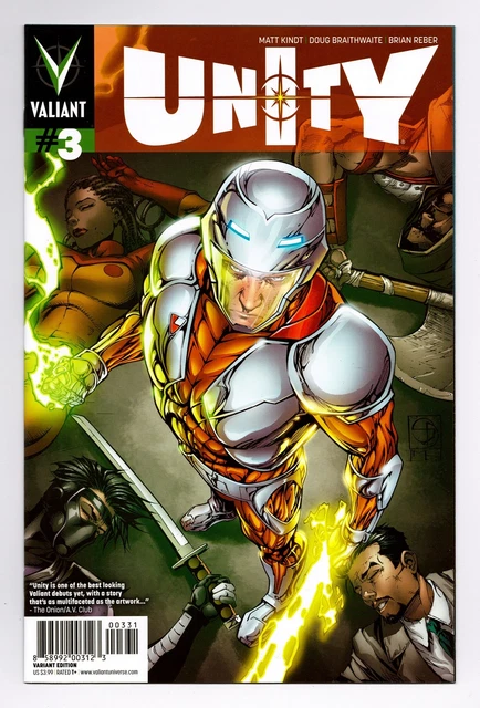 Unity (2013) #3 1:25 Davis Variant Bagged Boarded Valiant Comics Vei Nm/Vf
