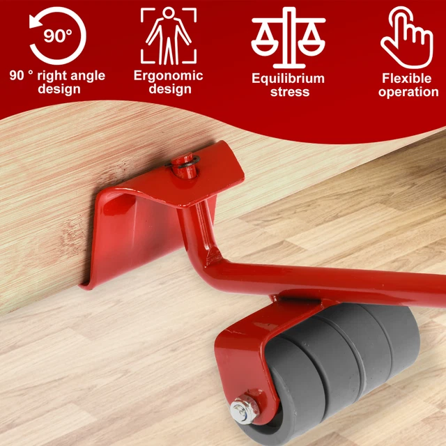 9PCS FURNITURE MOVER Dolly Kit Metal 3 Wheels Furniture Dolly and