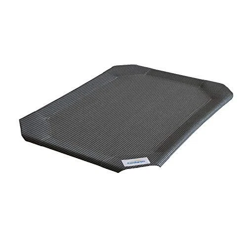 The Original Elevated Pet Bed Replacement Cover, Large Gunmetal , 51"L x 51"W...