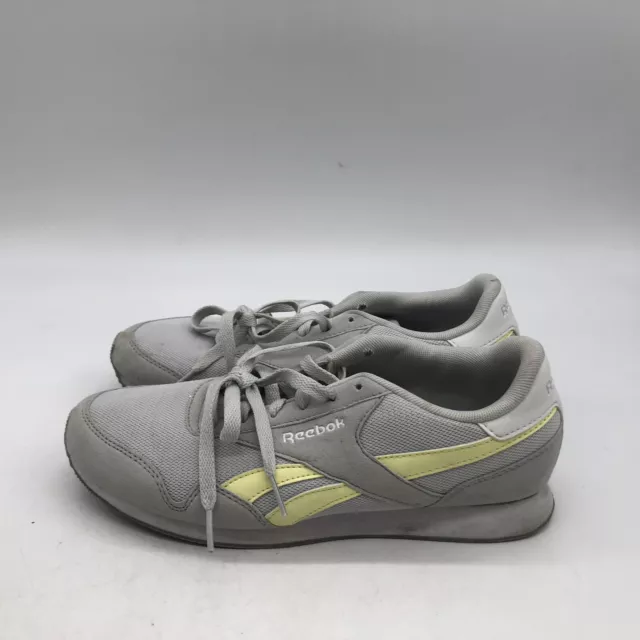 Reebok Womens Royal Classic Jogger Shoes Gray Yellow Fx0872 Low Top Lace Up 9 M