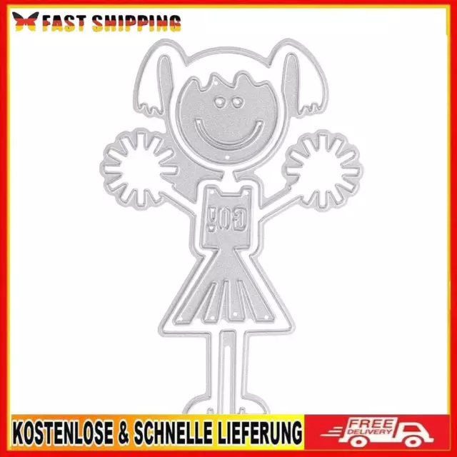 snowvirtuos Cheerleader Metallschneidwerkzeuge Schablone DIY Sammelalbum Papierk