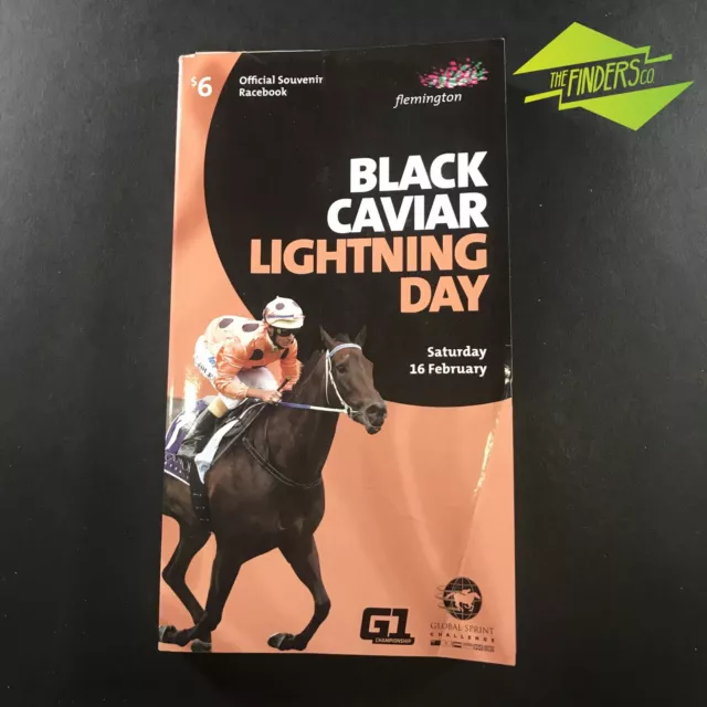 Black Caviar Lightning Day 16Feb 2013 Stakes Day Horse Racing Race Book