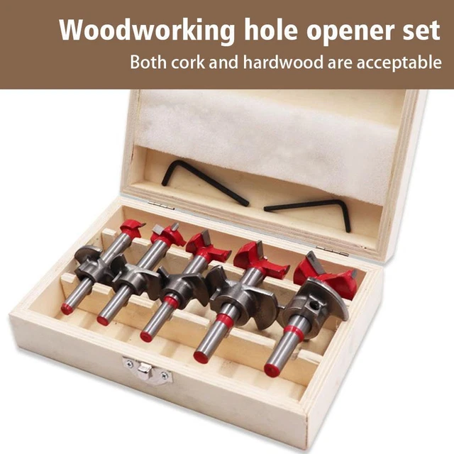 Woodworking Positioning Hole Saw Cutter Forstner Bits Drill Kits Carbide N3P3