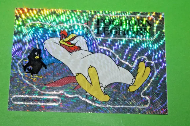 1994 Looney Tunes VENDING MACHINE PRISM STICKER FOGHORN LEGHORN WARNER BROS