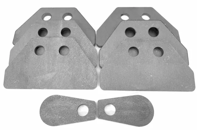 Tree Kicker / Nerf Bar Weld Plates Fit Polaris XP1000 / Turbo S Models 4 Seat