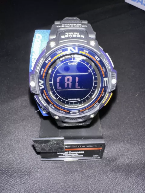 Casio SGW-100-2B Twin Sensor Digital Men's Watch - Black