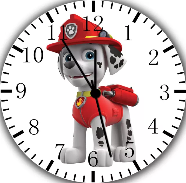 Pat' Patrouille Marshall Frameless sans Bordures Wall Clock Nice Pour Cadeaux Ou