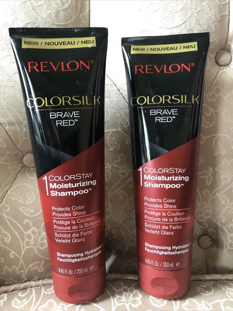 NUEVOS 2 -Revlon Color Seda Champús Hidratantes Brave Red ColorStay 8.45 fl oz