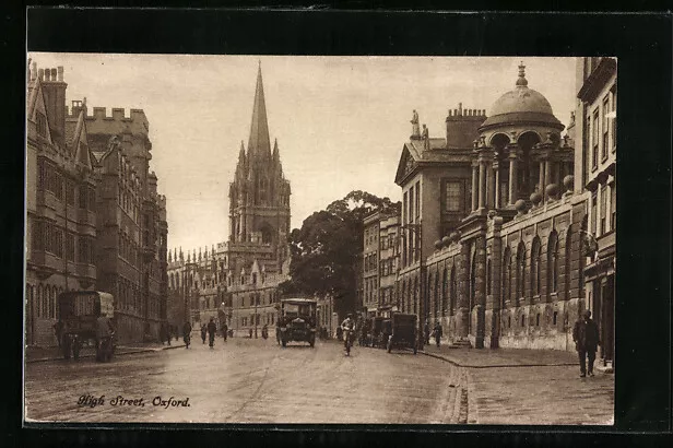 Oxford, High Street, Ansichtskarte