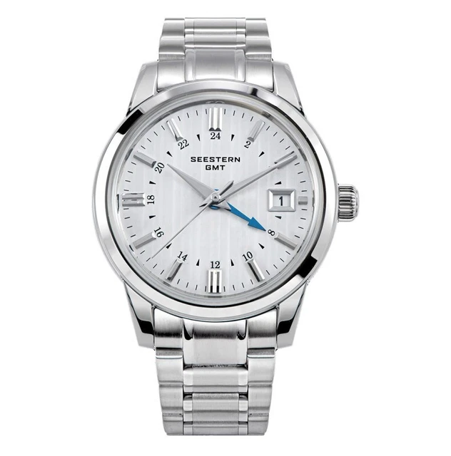 Montre Plongée Automatique Seestern Sub 300 Bleue - Acier 42mm, étanche 200m, Neuve