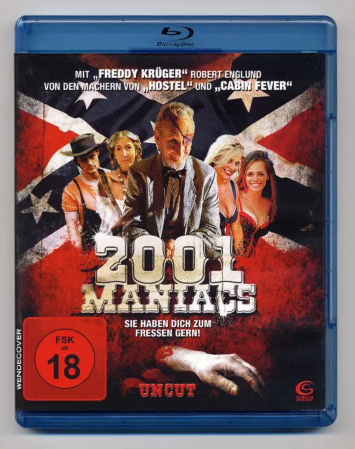 Blu-Ray 2001 MANIACS (2005) - FSK18 UNCUT - OOP - ausverkauft - rar !!