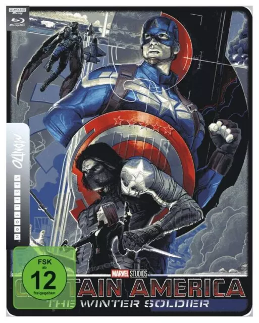 Captain America: The Winter Soldier Mondo Steelbook | 4K UHD & Blu-ray | NEU/OVP