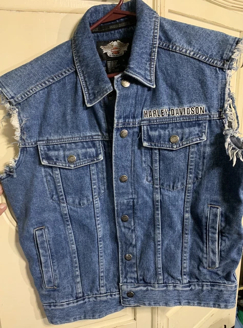 Harley Davidson Blue Jean Vest S Special Edition.