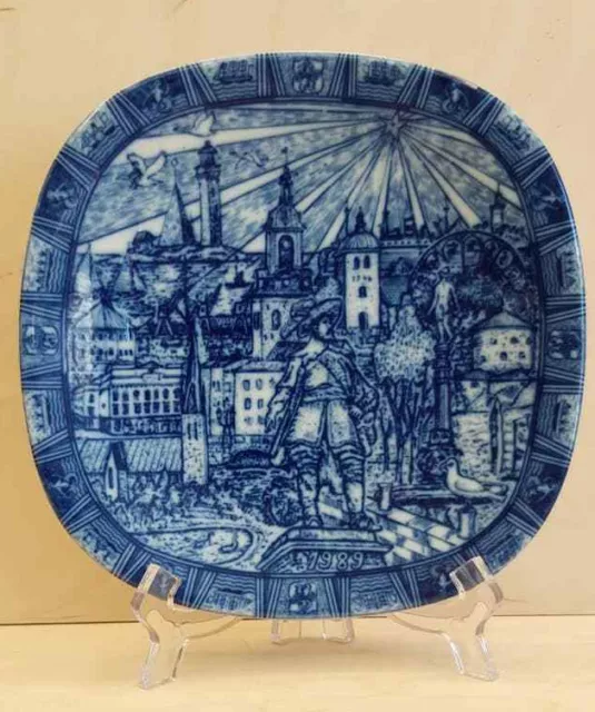 Christmas Plate Julen Rorstrand Sweden Collection 1989  Limited Edition