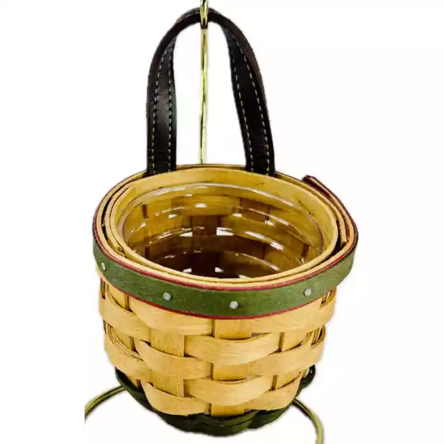 Longaberger LITTLE ELF Basket with Protector and Flyer 2
