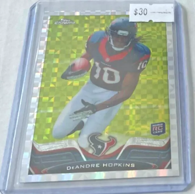 2013 Topps Chrome DeAndre Hopkins Xfractor Refractor Rookie Card RC #154