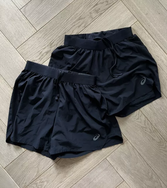 Asics Men's Running Shorts (Size S) Black Running Shorts - X2 Shorts