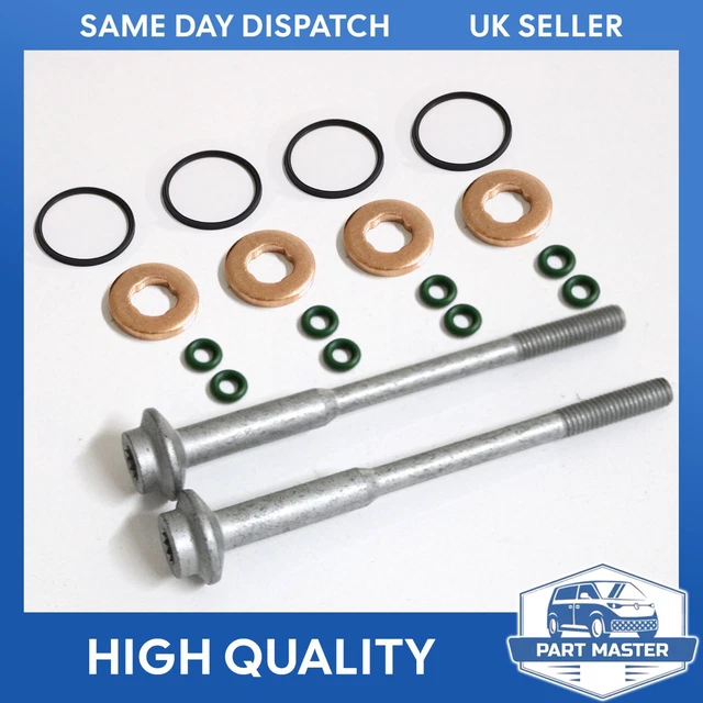 FUEL INJECTOR SEAL Washer O Ring Set For VW Caddy Golf Polo Passat