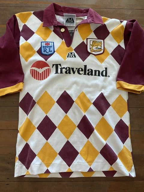 VINTAGE 1994 NSWRL Brisbane Broncos signed rugby league