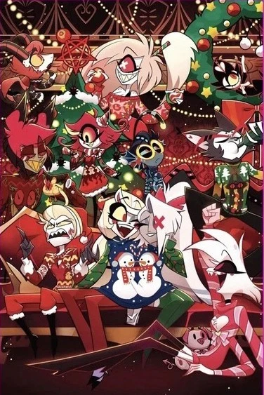 HAZBIN HOTEL - HOTEL STAFF - HOLIDAY 2025 POSTER EUR 79,99