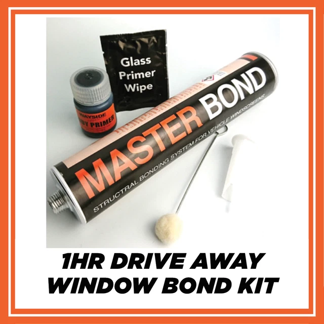 AUDI A4 CONVERTIBLE Cabriolet Rear Glass Bond Glue Adhesive Fitting Kit