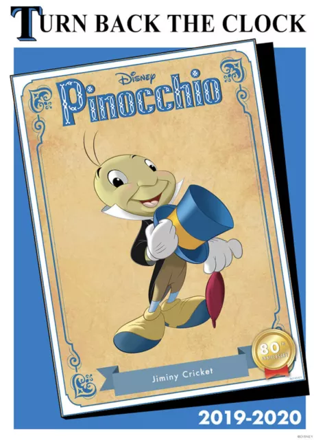 Topps Disney Collect: Turn back the clock Pinocchio Digicon Digital card