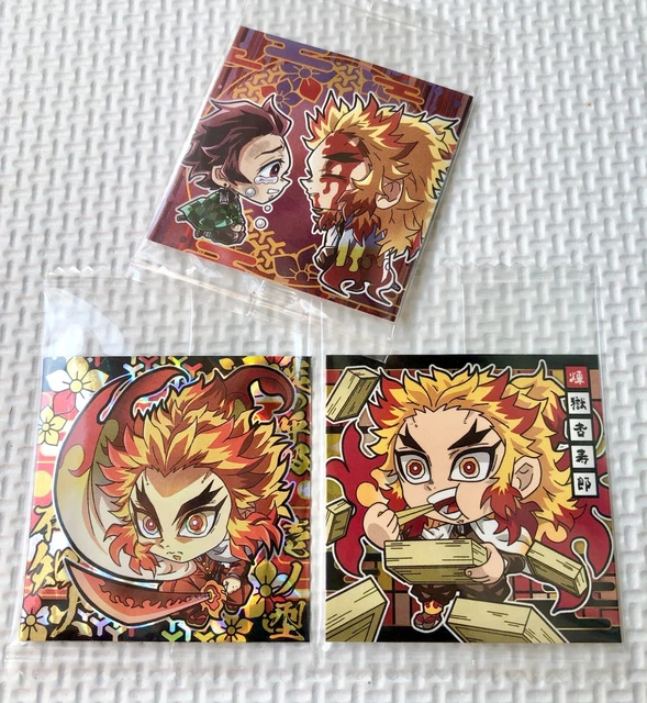 DEMON SLAYER KYOJURO Rengoku Anime Infinity Train Japan Wafer Seal ...
