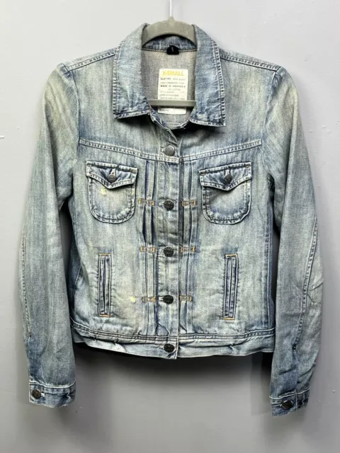 J. Crew Denim Jacket Womens Size XS Extra Small US Light Wash Pockets