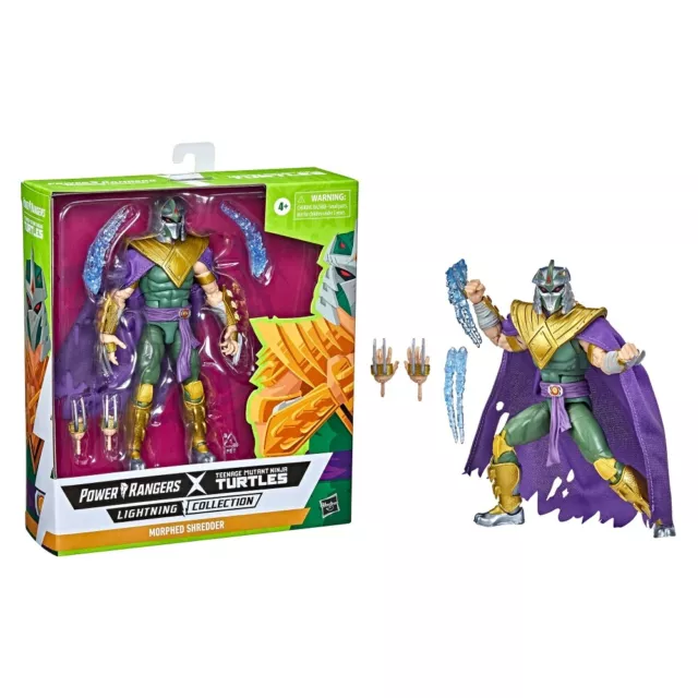 Power Rangers X TMNT Lightning Collection Morphed Shredder Green Ranger MMPR-NEW 4
